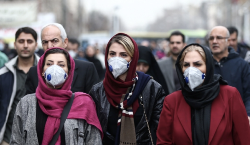 Women wearing masks